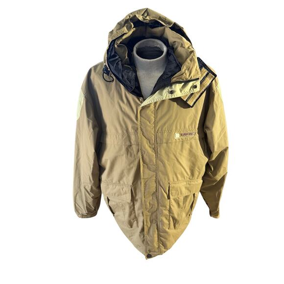 Ride Snowboards MTN Dry Jacket Men’s XL Brown Waterproof Hooded Ski Coat - Picture 1 of 11